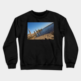 coastal diagonal Crewneck Sweatshirt